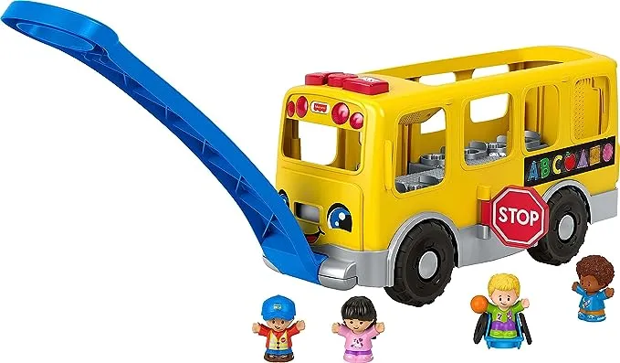 Fisher Price Little People Big Yellow School Bus Toy New Toddler Gift boy girl