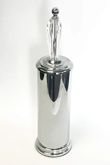 Splash Home Tammy Stainless Steel Toilet Brush and Holder