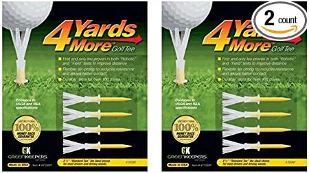 GreenKeepers 4 Yards More Golf Tees