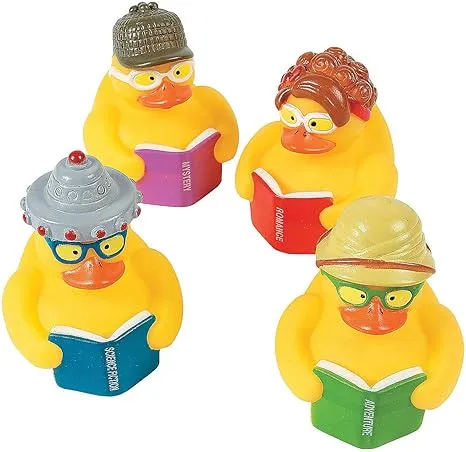 Fun Express 12 Reading Rubber Ducks 