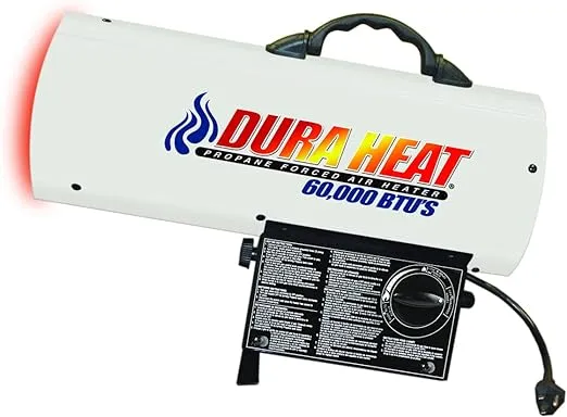 Dura Heat Gfa60a 30K-60k Btu&#039;s Propane(lp) Forced Air Heater , White