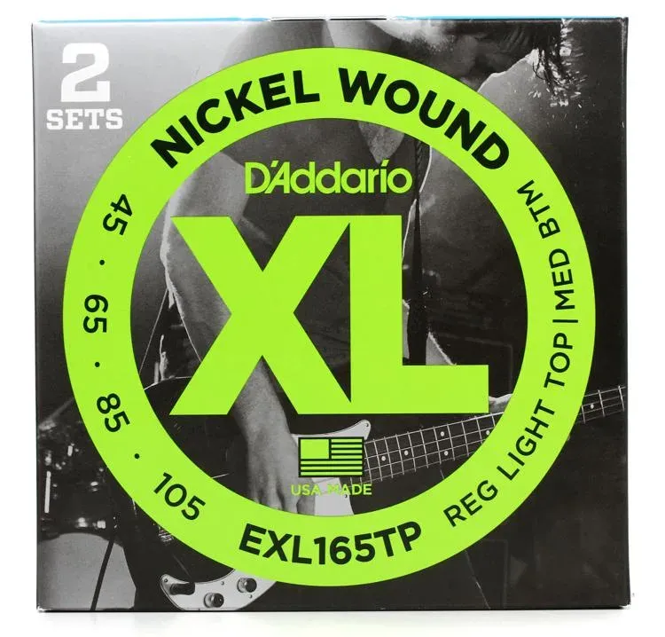 D'Addario EXL165-6 6-String Nickel Wound Bass Guitar Strings