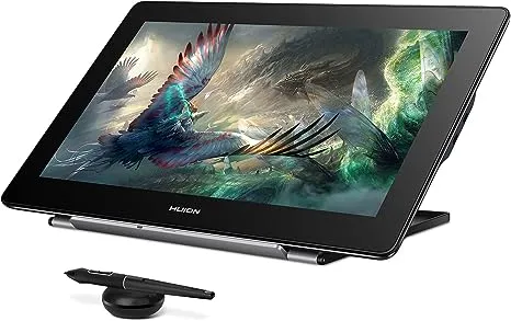 HUION Kamvas Pro 13 2.5K QHD Graphics Monitor Drawing Tablet with Screen QLED Full Lamination Battery-Free Stylus PW517 for Windows PC, Mac, Android, 13.3inch Digital Drawing Tablet Pen Display