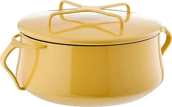 Dansk Yellow Kobenstyle 2 Qt. Casserole, 4.50 LB