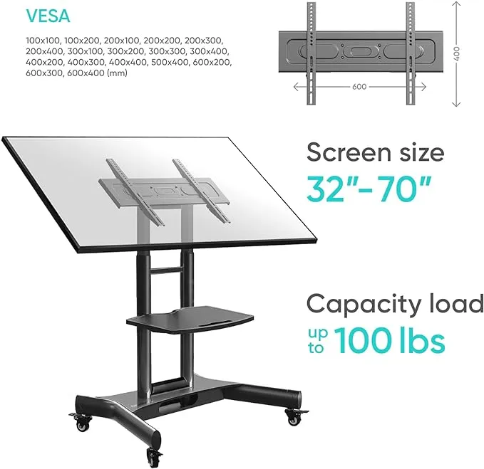 ONKron TS1350 Mobile TV Stand