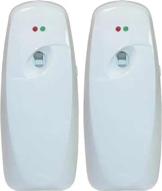 Automatic Air Freshener Spray Dispenser (2-Pack) - 1 Count (Pack of 2), White 