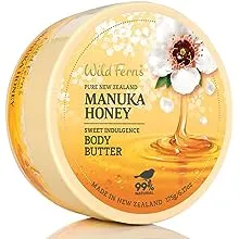 Wild Ferns Manuka Honey Sweet Indulgence Body Butter, 99% Natural, 175 grams