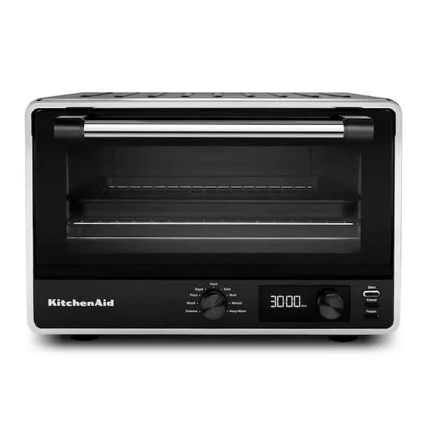 KitchenAid KCO211BM Digital Countertop Toaster Oven, Black Matte