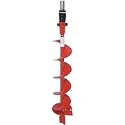 THUNDERBAY 6 Inch Diameter 36 Inch Long Earth Auger Bit with Fishtail Point and Patent Shock Spring