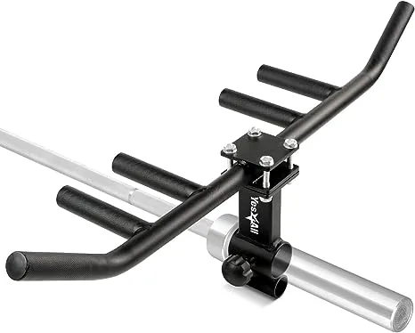 Yes4All 550LBS Multi-Grip Rowing Landmine Handle, T Bar LAT, Viking Press fits 1 & 2" Bar Sturdy Design, Easy to Install