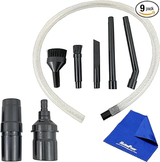 MaximalPower Mini/Micro Vacuum Cleaner Attachment Tool Kit 8 Pcs Set