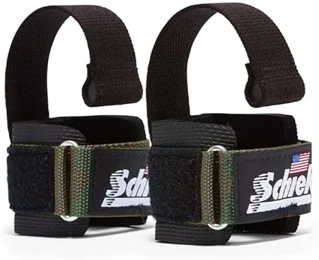 Schiek Sports Model 1000-DLS Deluxe Dowel Lifting Straps - Camo