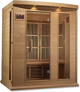 Maxxus 3-Person Carbon Infrared Wood Sauna