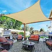 Love Story Rectangle Sun Shade Sail Canopy UV Block for Outdoor Patio Garden Backyard