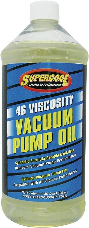 TSI Supercool 33713 46-Viscocity Synthetic Vacuum Pump Oil - 32 oz (Packaging May Vary)