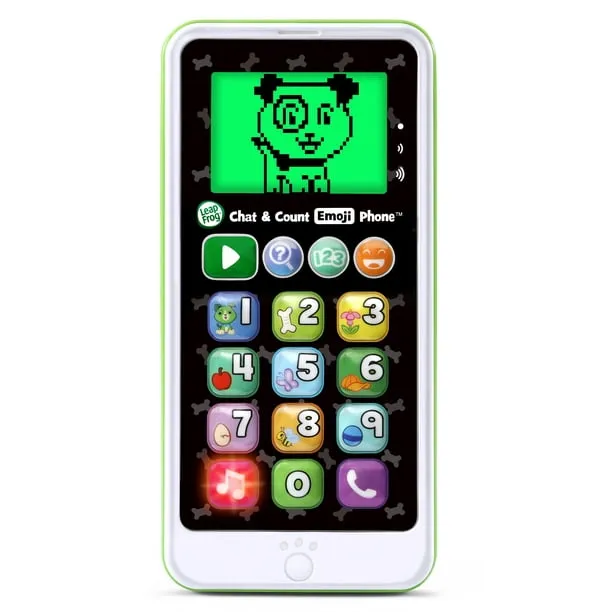 LeapFrog Chat and Count Emoji Phone, Green Small