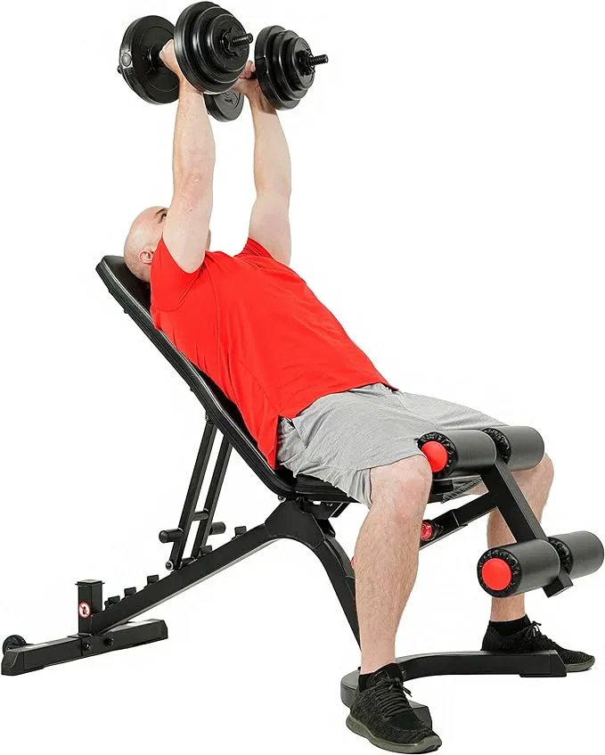 Sunny Health & Fitness Fully Adjustable Utility Weight Bench