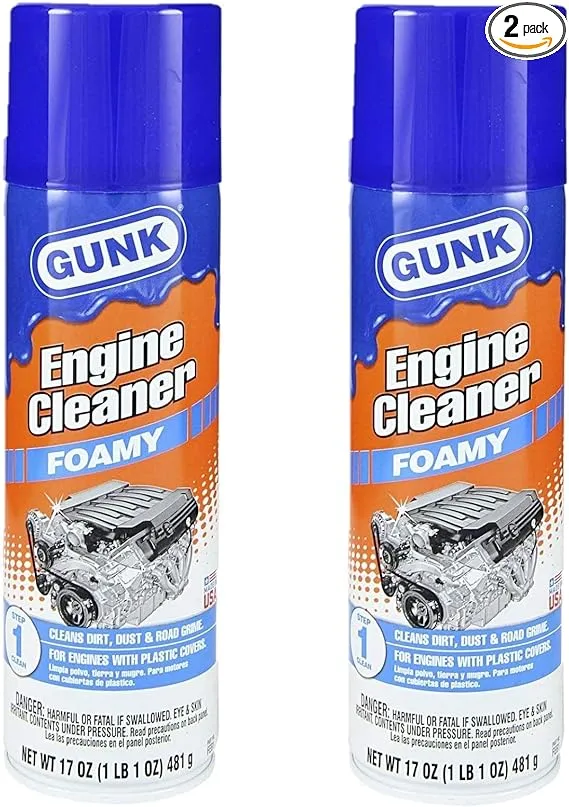 Metho Gunk FEB1 Foamy Engine Brite Engine Cleaner - 17oz. 2 Pack