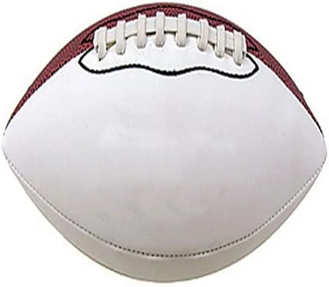 Baden Mini 8.5-Inch Size Autograph Football with 2 Brown and 2 White Panels