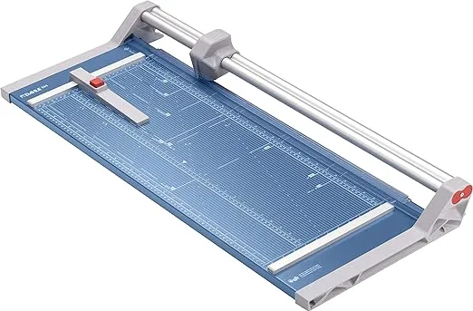 Dahle 554 Professional Rotary Trimmer, 28" Cut Length, 20 Sheet Capacity, Self-Sharpening, Dual Guide Bar, Automatic Clamp, German Engineered Paper Cutter