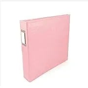 We R Memory Keepers 12x12 Photo Album Pretty Pink Protect Memories & Photos, Acid-free Leather, Snag-free Rings, Includes 5 Page Protectors, Scrapbooking