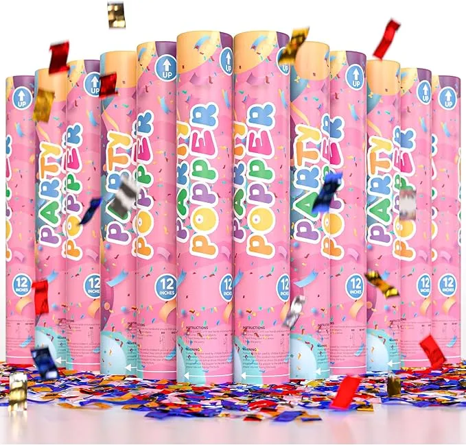 Confetti Cannons | Fast &amp; Free Shipping | TUR Party Supplies