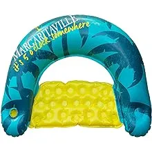 Inflatable Sit-n-Sip Chair Pool Float, Blue, 36 in. x 56 in.