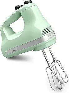 KitchenAid 5 Ultra Power Speed Hand Mixer - KHM512, Ice Blue