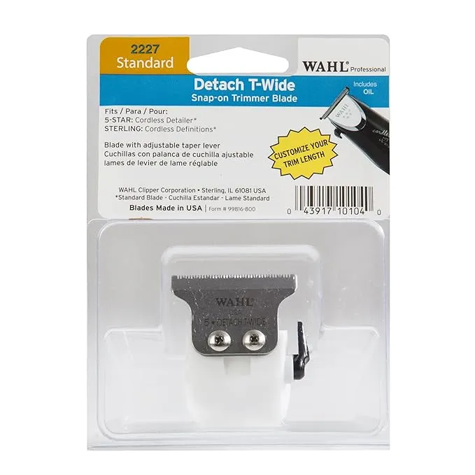 Wahl Detach T-Wide Snap-on Trimmer Blade