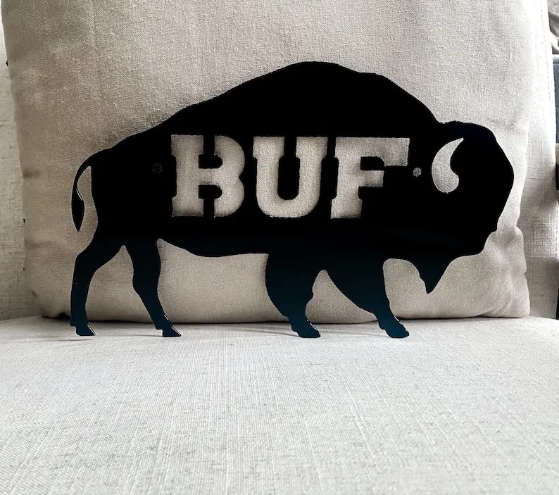 Buffalo Bills Laser Cut Metal Sign