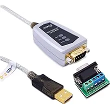 DTech 4 Feet USB to RS422 RS485 Serial Port Converter Adapter Cable with FTDI Chip Supports Windows 10 8 7 XP and Mac