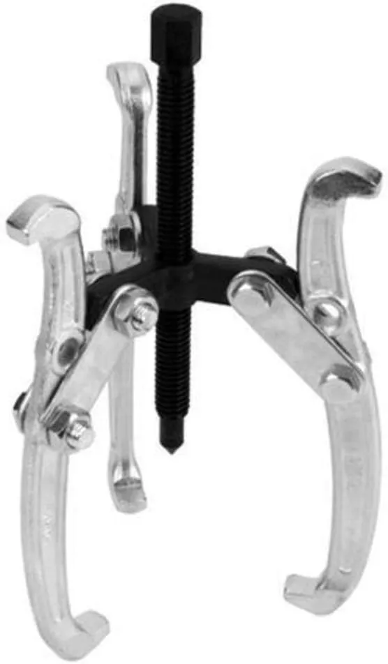 Performance Tool W137P 6-Inch 3-Jaw Gear Puller with Reversible Design for Vehicle Maintenance and Repair, Drop-Forged Steel, Chrome Plating