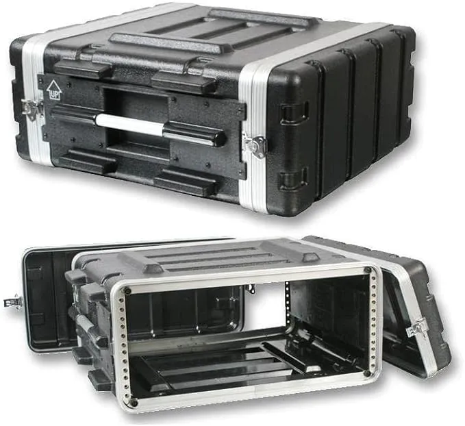 Multicomp Pro Stackable 17" Depth, 19" ABS Rack Flight Case (4U)