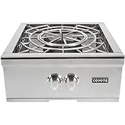 Coyote - 24" Side Burner - Stainless steel