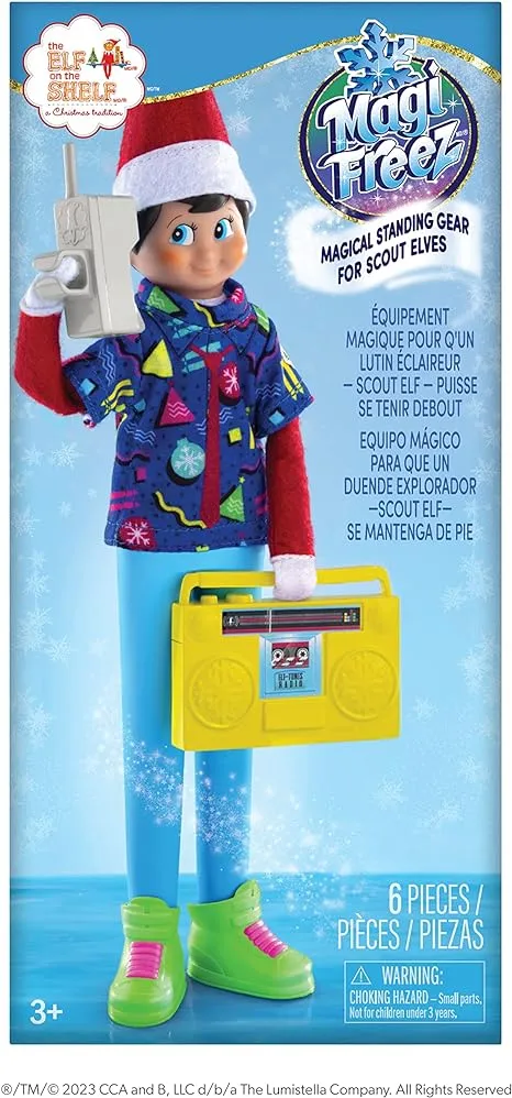 The Elf on the Shelf MagiFreez® Retro Rad 80's Accessories- Help Your Scout Elf be The raddest on The Block!