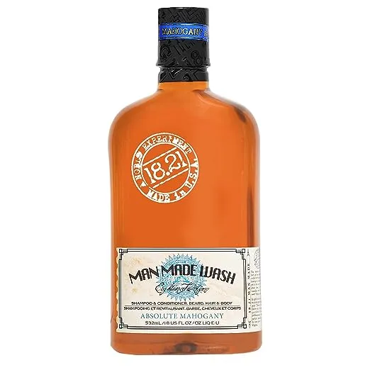 18.21 Man Made Man Made Wash - Spiced Vanilla By 18.21 Man Made For Men - 18 Oz