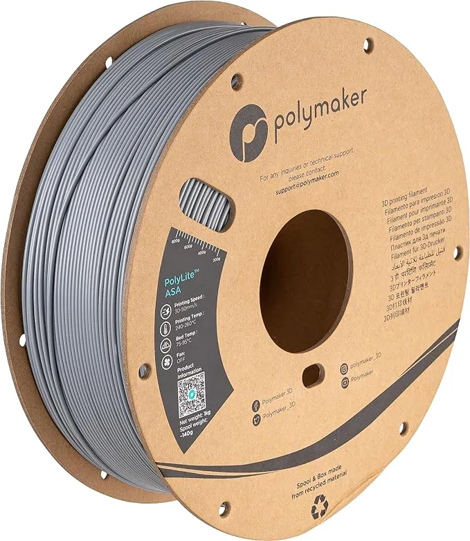 Polymaker 1.75mm PolyLite ASA Filament 1kg