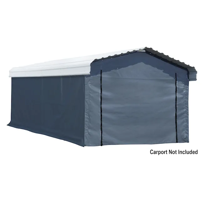 Enclosure Kit for Arrow Carport Size: 12 x 20 ft