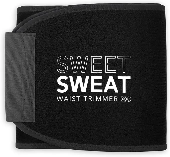 Sweet Sweat Xtra Coverage Waist Trimmer with Wash Bag