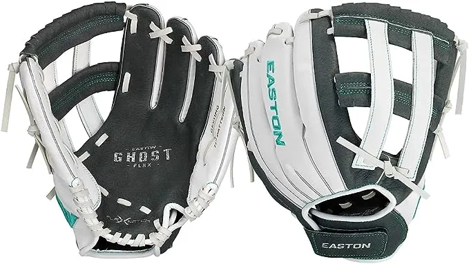 Easton | Ghost Flex Youth Softball/T-Ball Glove | Sizes 10" - 12" | Multiple Styles