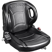 VEVOR Universal Fold Down Tractor Seat with Adjustable Angle Back