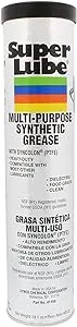 Super Lube 41150 Synthetic Multi-Purpose Grease, 400g, Translucent White Color