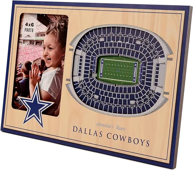 YouTheFan 3D StadiumView Picture Frame Dallas Cowboys