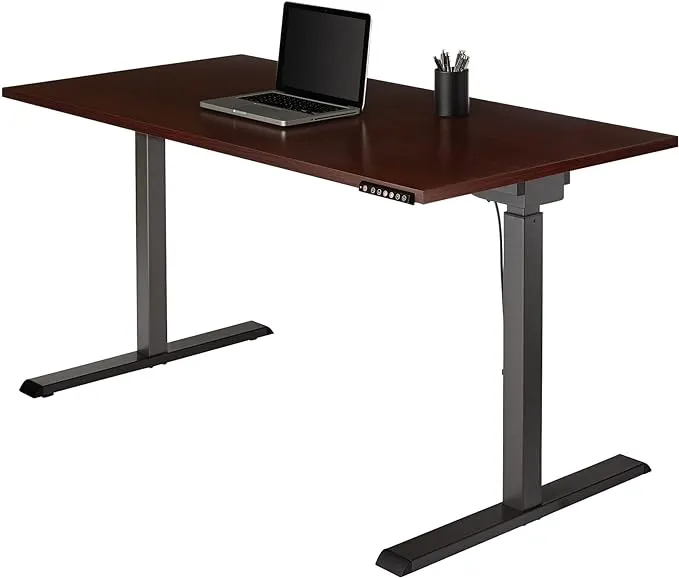 Realspace® Magellan Performance Electric 60&quot; W Height-Adjustable Standing Desk, Espresso