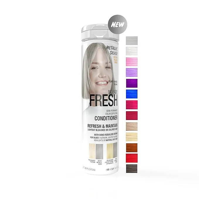 No Fade Fresh Color Depositing Conditioner - Metallic Silver, 6.4 fl oz