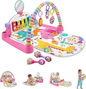 Fisher-Price Deluxe Kick & Play Piano Gym & Maracas