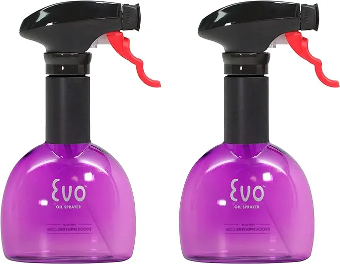 Evo Oil Sprayer Bottle, Non-Aerosol for Olive Cooking Oils, 8-Ounce Capacity, Set ...