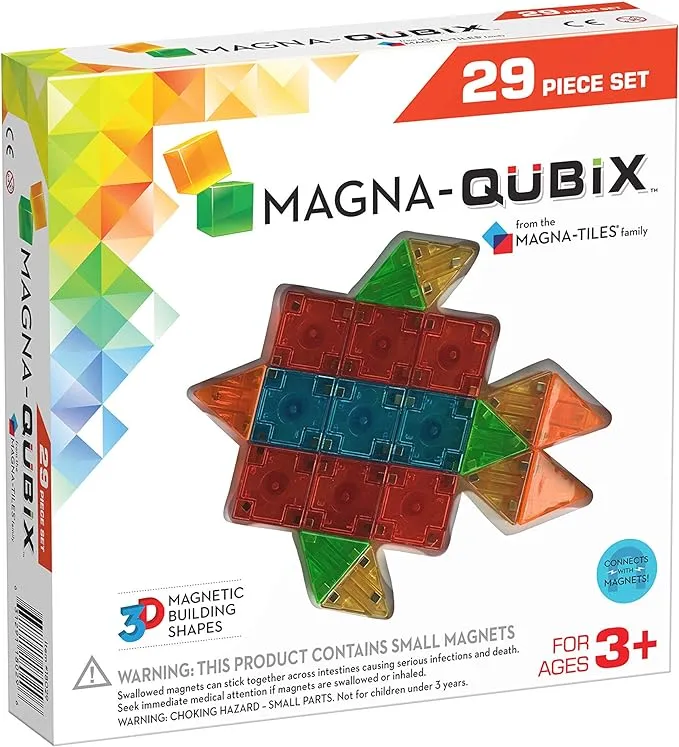 29-Piece Magnetic Construction Set, The ORIGINAL Magnetic Building Brand