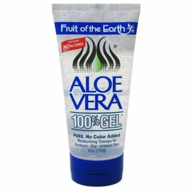 Fruit of the Earth Aloe Vera 100% Gel 6 oz (Pack of 3)