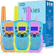 Selieve Toys for 3-12 Year Old Girls Boys, Walkie Talkies for Kids 22 Channels 2 Way Radio Toy with Backlit LCD Flashlight, 3 Miles Range for Outside, Camping, Hiking